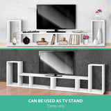 L Shaped Display Shelf Artiss DIY- White