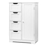Bathroom Tallboy Storage Cabinet | Artiss - White