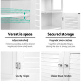 Artiss Bathroom Storage Cupboard White Shelf