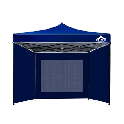 Instahut Gazebo Pop Up Marquee 3x3m-Blue