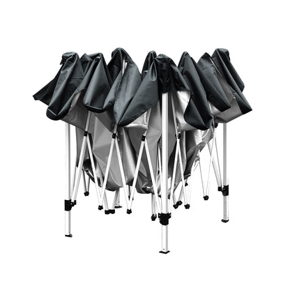 Gazebo Pop Up Marquee 3x3m-Black