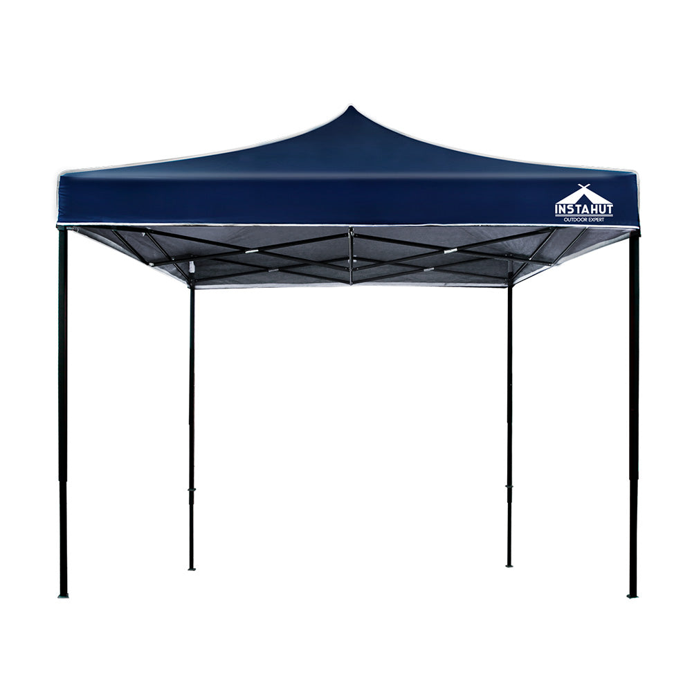 Instahut Gazebo Pop Up Marquee 3x3m Outdoor-Navy