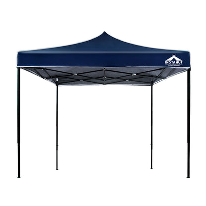 Instahut Gazebo Pop Up Marquee 3x3m Outdoor-Navy