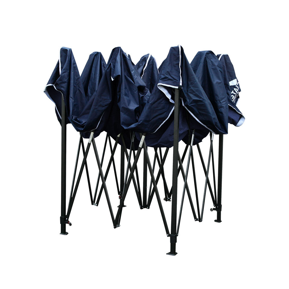 Instahut Gazebo Pop Up Marquee 3x3m Outdoor-Navy