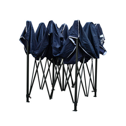 Instahut Gazebo Pop Up Marquee 3x3m Outdoor-Navy