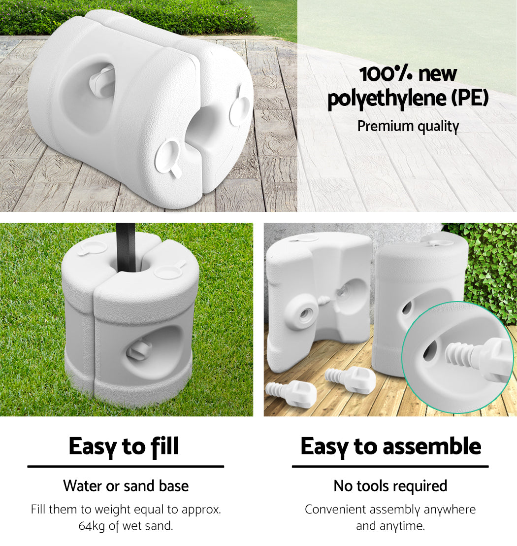 Instahut Gazebo Pop Up Marquee 3x3m Outdoor-Navy