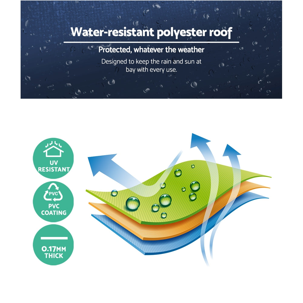 Gazebo Marquee 2.5m-Navy