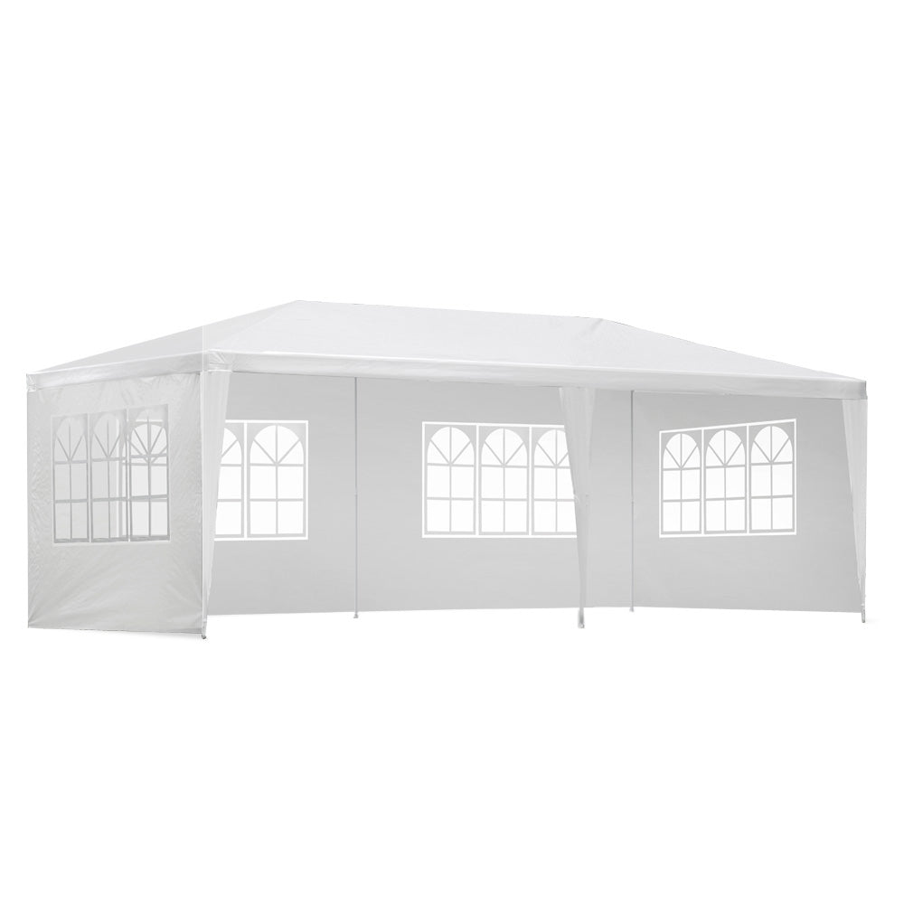 Instahut Gazebo 3x6m Marquee-4 Panel White