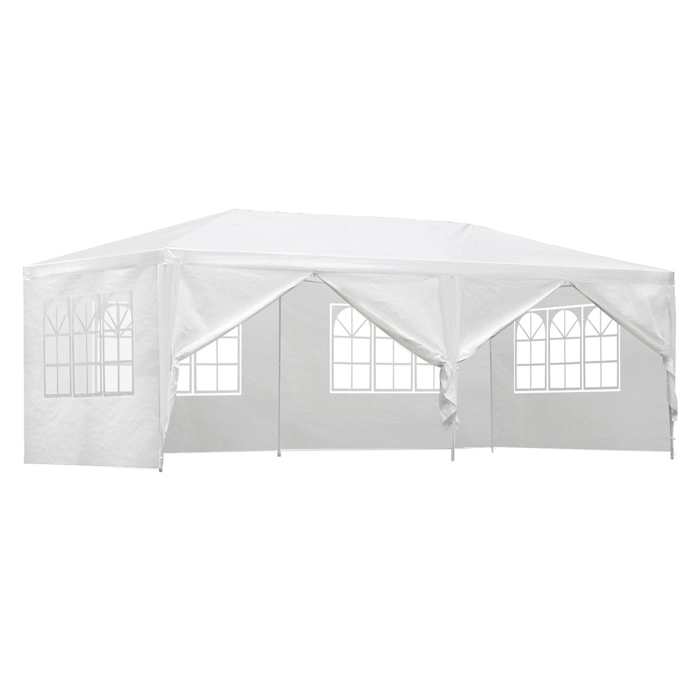 Instahut Gazebo Outdoor Marquee-White 3x6m
