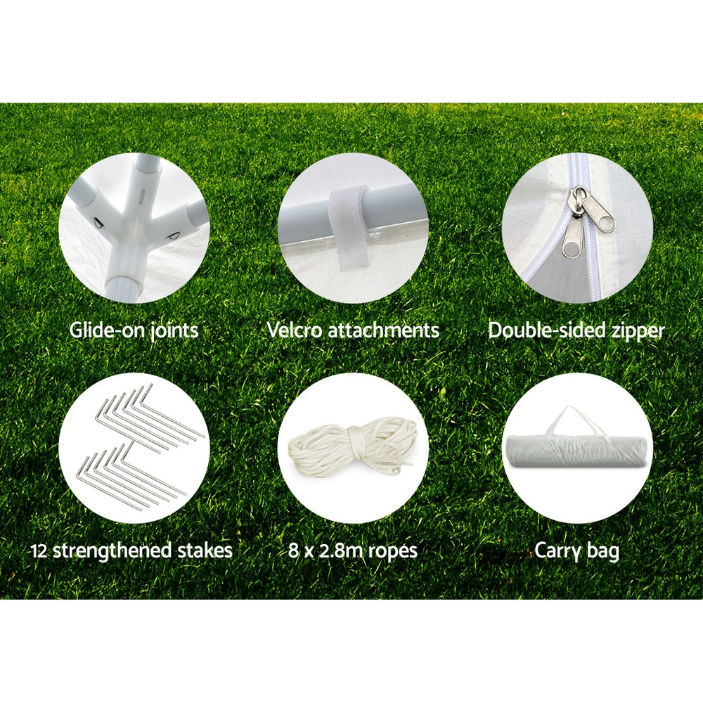 Instahut Gazebo 3x9 Outdoor Marquee Party Wedding