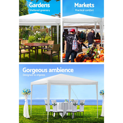 Gazebo Outdoor 3x3m-White