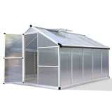 Greenfingers Greenhouse Aluminium Green House Garden Shed Greenhouses 3.02mx2.5m