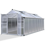Greenfingers Greenhouse Aluminium Green House Garden Shed Greenhouses 4.1mx2.5m