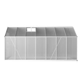Greenfingers Greenhouse Aluminium Green House Garden Shed Polycarbonate 4.1x2.5M