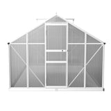 Greenfingers Greenhouse Aluminium Green House Polycarbonate Garden Shed 4.2x2.5M