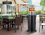 Gas Heater Outdoor Heater LPG Portable10kW Black-Devanti