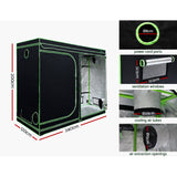 Greenfingers Grow Tent Light Kit 240x120x200CM 2200W LED Full Spectrum