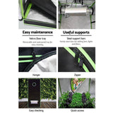 Greenfingers 1680D 2.4MX1.2MX2M Hydroponics Grow Tent Kits Hydroponic Grow System