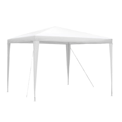 Gazebo Outdoor Marquee Party Tent Event Canopy Camping 3x3 White

Crafted from durable, high-density PVC coated oxford fabric, the INSTAHUT 3x3 Gazebo features effective UV and water repellent treatments. With a coverage of 300 x 300cm, it offers a versatile solution for outdoor activities, serving as both a sunshade and shelter from unexpected rain.
