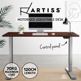 Artiss Standing Computer Desk Motorised Electric Height Adjustable Sit Stand Table Office 140cm
