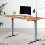 Artiss Computer Desk Height Adjustable Sit Stand Laptop Computer Table Motorised Electric Frame Riser 140cm