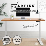 Artiss Standing Computer Desk Motorised Sit Stand Table Riser Height Adjustable Electric Table