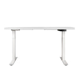 Artiss Sit Stand Computer Desk Motorised Electric Table Riser Office Dual Motor 120cm White