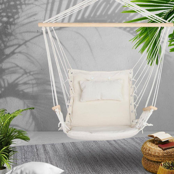 Hammock Hanging Swing Chair - Cream