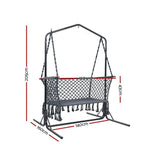 Hammock Chair with Stand Frame 2 Seater Bench Furniture-Gardeon Outdoor Swing
