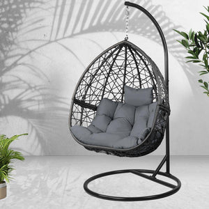 Hanging Swing Chair - Black