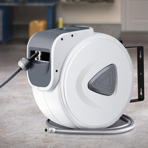 Air Hose Reel 20m Retractable Rewind Swivel Wall Mount Compressor Garage