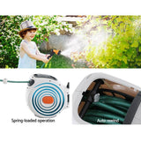 Greenfingers Water Hose Reel 20M Retractable Garden Spray Gun Auto Rewind