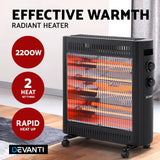 Devanti Electric Infrared Radiant Heater Panel 2200W