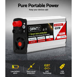 Giantz Power Inverter 600W/1200W 12V to 240V