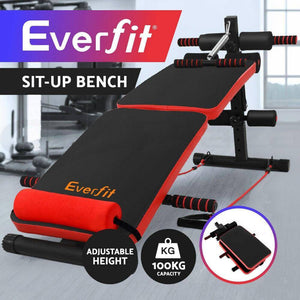 Everfit Weight Bench Sit Up Bench Press Foldable Home Gym Equipment