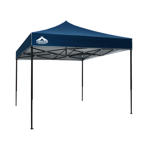 Gazebo Pop Up Marquee 3x3 Outdoor Wedding Base Pod Kit Navy

Constructed with durable, high-density PU coating Oxford fabric and equipped with effective UV and water repellent treatments, this Instahut Gazebo Pop Up Marquee offers a spacious 300 x 300cm ground and canopy coverage. It is ideal for various outdoor occasions, serving as a sunshade and rain shelter with its sturdy design.