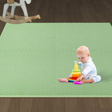 Bopeep Kids Play Mat Floor Baby Crawling Mats Foldable Waterproof Carpet Green