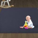 Bopeep Kids Play Mat Floor Baby Crawling Mats Foldable Waterproof Carpet Navy