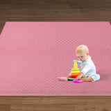 Bopeep Kids Play Mat Floor Baby Crawling Mats Foldable Waterproof Carpet Pink