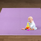 Bopeep Kids Play Mat Floor Baby Crawling Mats Foldable Waterproof Carpet Purple