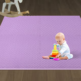 Bopeep Kids Play Mat Floor Baby Crawling Mats Foldable Waterproof Carpet Purple