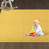 Bopeep Kids Play Mat Floor Baby Crawling Mats Foldable Waterproof Carpet Yellow