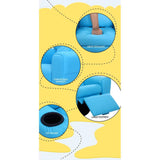 Luxury Kids Recliner Sofa  Chair PU Couch Armchair Blue