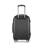 Wanderlite 24" Luggage Trolley Travel Suitcase Set Hard Case Shell Lightweight