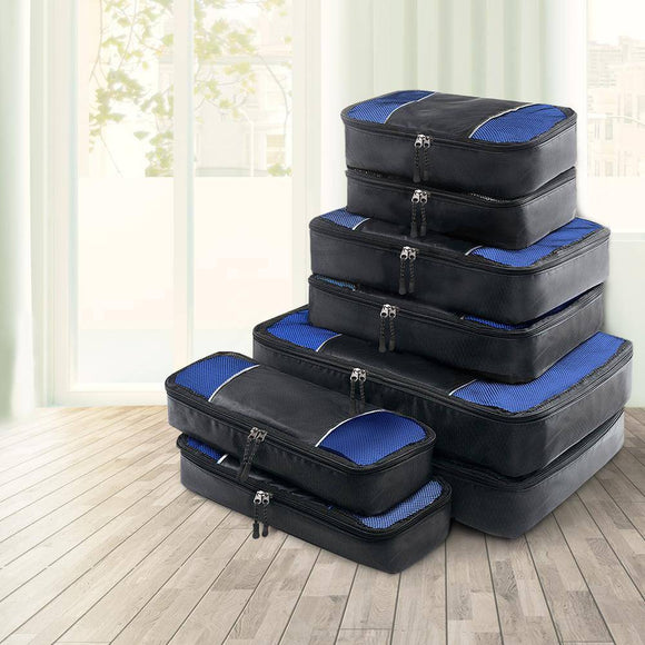 8 Piece Luggage Organiser Travel Bags