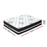 Mattress 34cm Thick – King Giselle Bedding Donegal Euro Top Cool Gel Pocket Spring