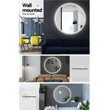 Bathroom Wall Mirror LED Light | 80CM