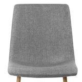 Artiss Set of 4 Collins Dining Chairs - Light Grey