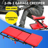 Mechanic Stool 2-in-1 Creeper and stool -Red