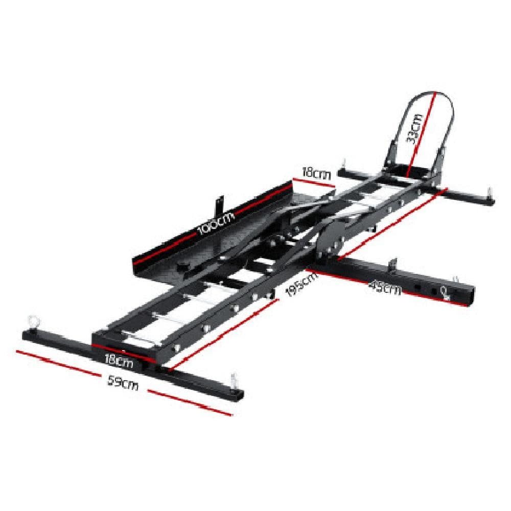 Motorcycle Carrier Tow Bar  2 x Arms | 2inch Hitch towbar 227kg